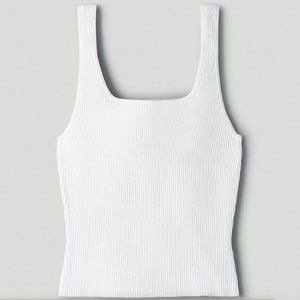 Babaton sculpt knit tank aritzia